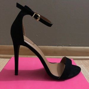 Charlotte Russe Black Suede Heels